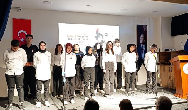 Bozkır’da İstiklal Marşı’nın kabul yıl dönümü programı