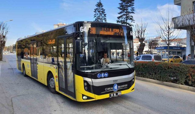 Çorum’da halk otobüsleri bayramın ilk 2 günü ücretsiz