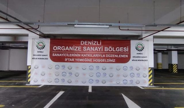 Denizli OSB 3 bin üniversite öğrencisini geleneksel iftar sofrasında ağırlıyor