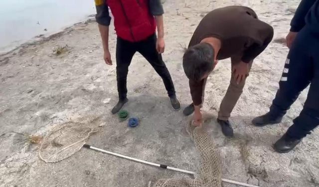 Eğirdir Gölü’nde yasa dışı avcılık yapan 7 kişiye ceza kesildi