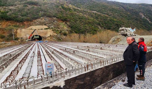 Esenköy’de tünel ve viyadük çalışmaları hız kazandı