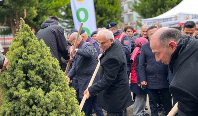 Giresun’da fidanlar toprakla buluştu