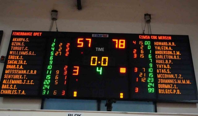 ING Kadınlar Türkiye Kupası’nda ÇBK Mersin finalde
