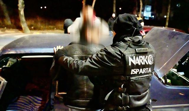 Isparta’da narkotik operasyonlarında son 1 haftada 39 gözaltı