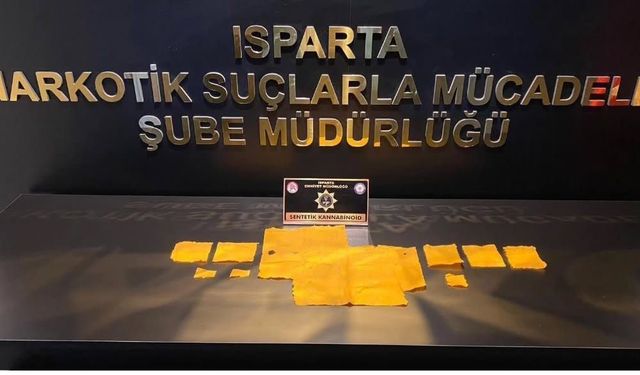 Isparta’da uyuşturucu operasyonu:  2 gözaltı
