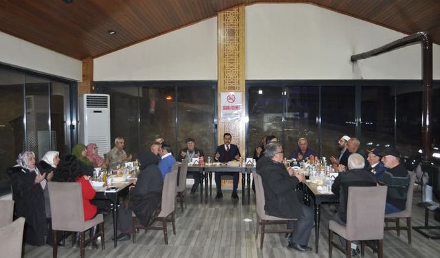 Kaymakam Demirtaş, şehit ve gazi aileleriyle iftarda buluştu