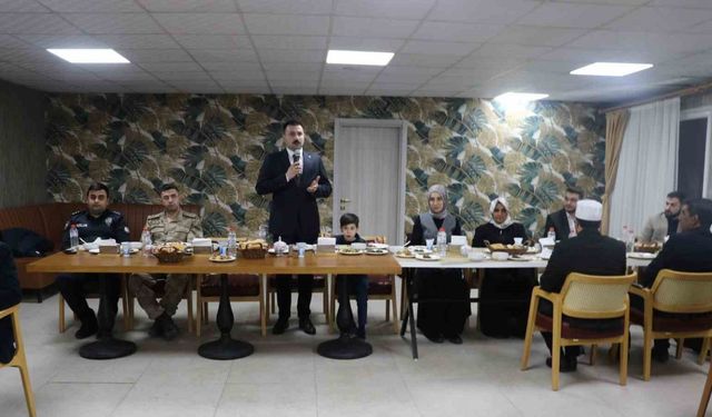 Kaymakam Karali, Şehit aileleri ve gazilerle iftar yemeğinde buluştu