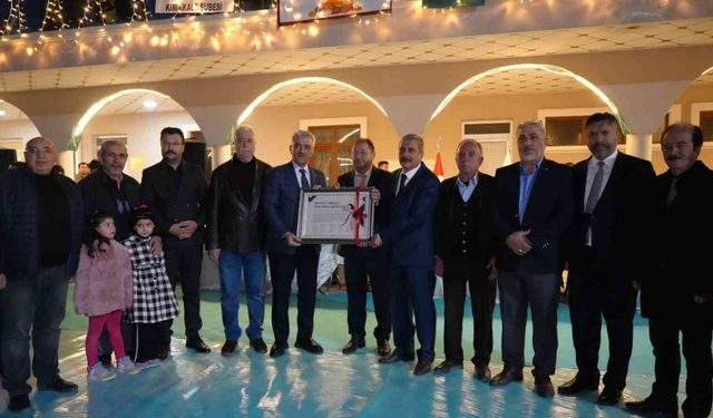 Kırıkkale Valisi Makas’a "Devlet-Millet Dayanışması Ödülü"