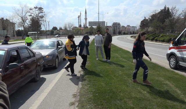 Kırklareli’nde zincirleme trafik kazası