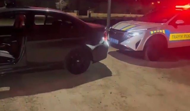 Konya’da polisin dur ihtarına uymayan sürücü alkollü çıktı