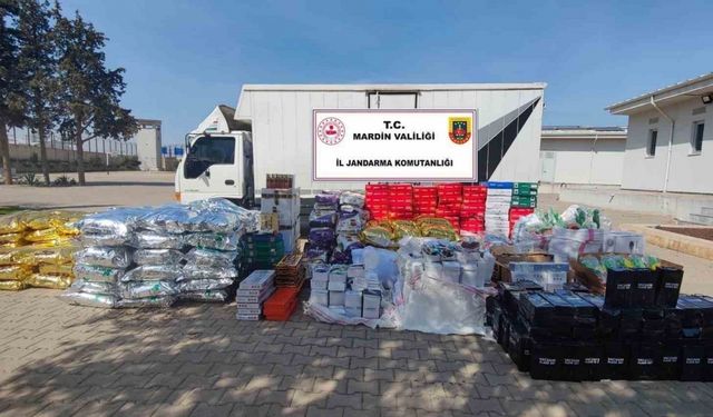 Mardin’de 5 milyon TL değerinde kaçak eşya ele geçirildi