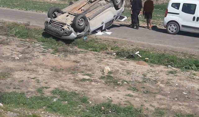 Mardin’de kontrolden çıkan SUV takla attı: 2 yaralı