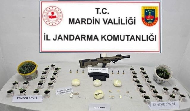 Mardin’de uyuşturucu operasyonunda 3 tutuklama