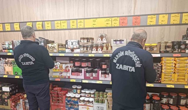 Mardin’de zabıta ekiplerinin market denetimleri devam ediyor