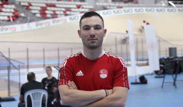 Milli bisikletçi Ramazan Yılmaz, UCI Pist Bisikleti Uluslar Kupası’nda kürsüye çıkmayı hedefliyor
