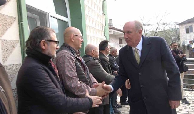 Muharrem İnce, bayram namazını Yalova’daki köyünde kıldı