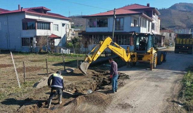 Ordu’da altyapı çalışmaları devam ediyor