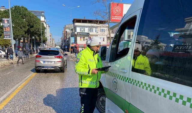 Ordu’da bir haftada yaklaşık 22 bin araç ve sürücü denetlendi