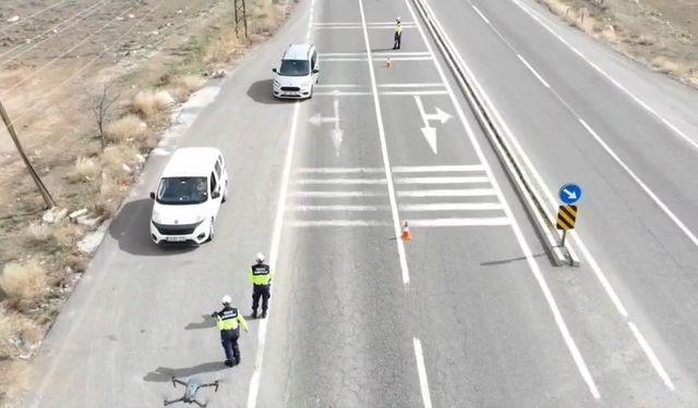 Ramazan Bayramı’nda trafik güvenliği için dron destekli denetimler arttı
