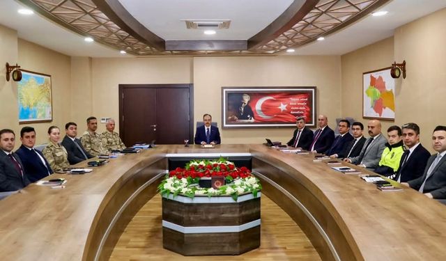 Siirt’te güvenlik ve asayiş toplantısı yapıldı