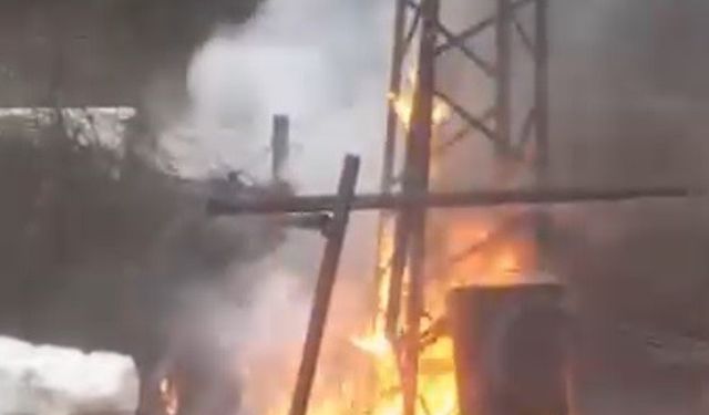 Sinop’ta trafo yangını