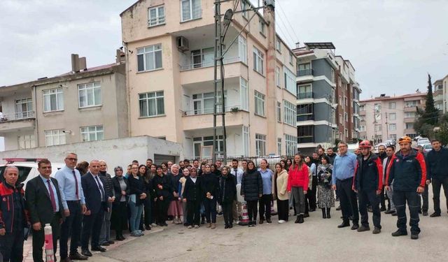 Sinop’ta yangın tatbikatı