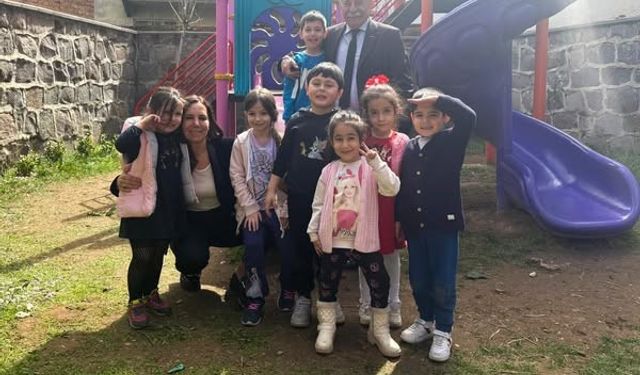 Uşak Belediyesi’nden miniklere anlamlı ziyaret