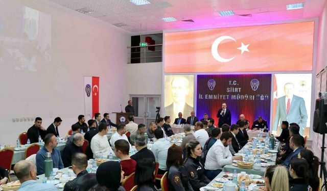 Vali Kızılkaya, emniyet mensuplarıyla iftar programında buluştu