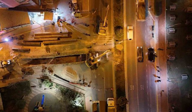 Vali Ozan Caddesi trafiğe açıldı, içme suyu projesinde önemli aşama tamamlandı