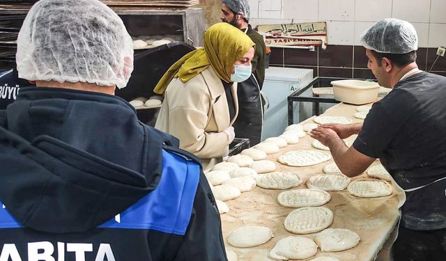 Van Büyükşehir Belediyesi fırın ve tandır evlerini denetledi