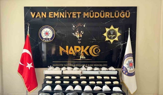 Van’da 49 kilo metamfetamin ele geçirildi