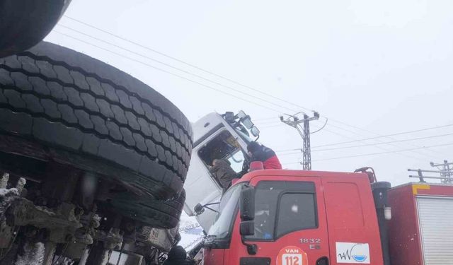 Van’ın Erciş ilesinde trafik kazası: 1 yaralı