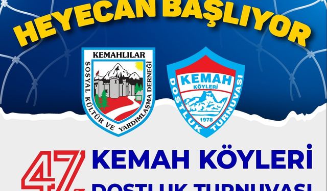 47. Kemah Köyleri Dostluk Turnuvası heyecanı başlıyor