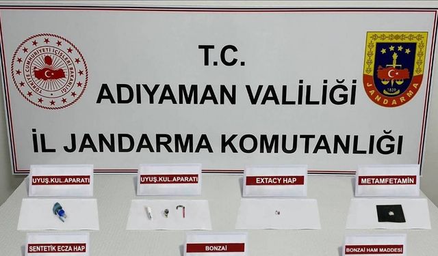 Adıyaman’da jandarmadan uyuşturucu operasyonu: 17 şahsa işlem yapıldı