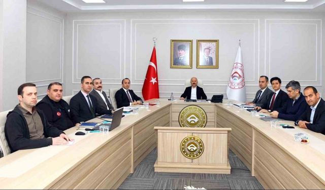 Adıyaman’da kentteki çalışmalarla ilgili toplantı yapıldı