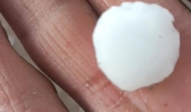 Arapgir’de dolu yağışı etkili oldu