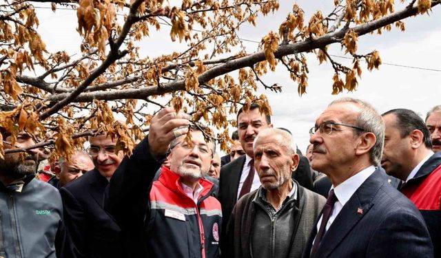 Bakan Yumaklı: "Don zararı görülen bölgelerde tüm üreticilere destek sağlanacak"