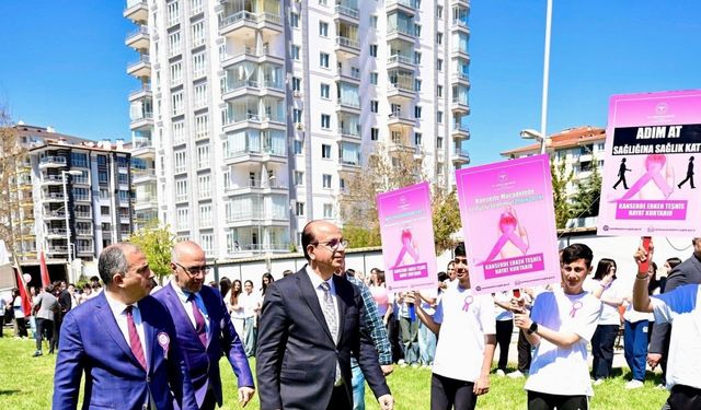 Başkan Geçit, " Kanserle mücadelede erken teşhis hayat kurtarır"