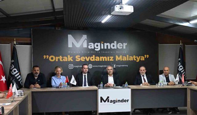 Başkan Sami Er, MAGİNDER Başkanı ve yönetim kurulu üyeleri ile bir araya geldi
