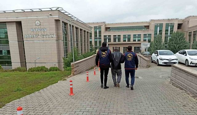 Batman’da 42 yıl hapis cezası bulunan firari yakalandı