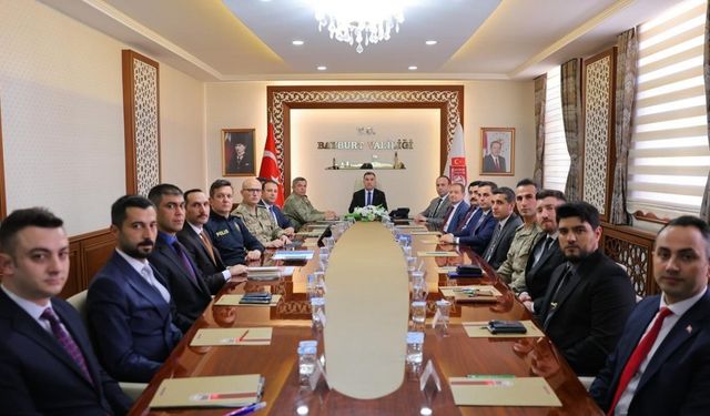 Bayburt’un asayiş konuları Genişletilmiş İl Güvenlik ve Asayiş Koordinasyon Toplantısı’nda değerlendirildi