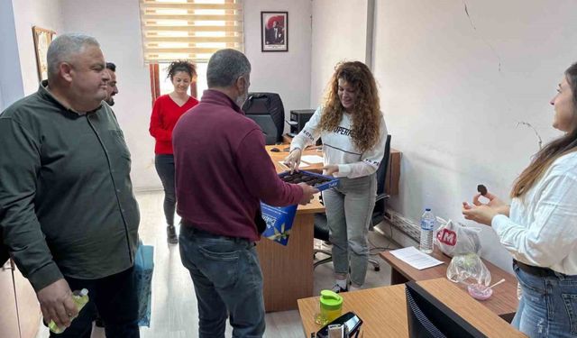 Besni Emniyet Güçlerine Yardım Derneğinden polislere ziyaret