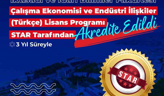BEUN İktisadi ve İdari Bilimler Fakültesi Çalışma Ekonomisi ve Endüstri İlişkileri programı akredite edildi
