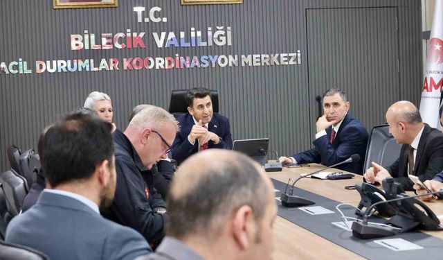 Bilecik’te deprem sonrası ’Kriz Masası’ toplandı