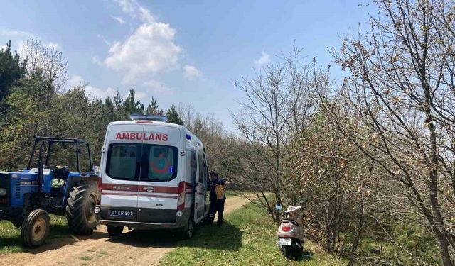 Bilecik’te motosikletin devrilmesi sonucu meydana gelen trafik kazasında 2 kişi yaralandı
