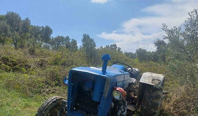 Bilecik’te traktörden düşen sürücü yaralandı