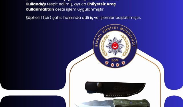 Bingöl’de aranan şahıs, başkasına ait kimlikle yakalandı