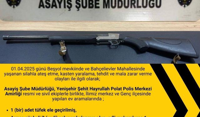 Bingöl’de asayiş olayına karışan 7 kişi yakalandı
