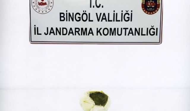 Bingöl’de jandarmadan uyuşturucu operasyonu