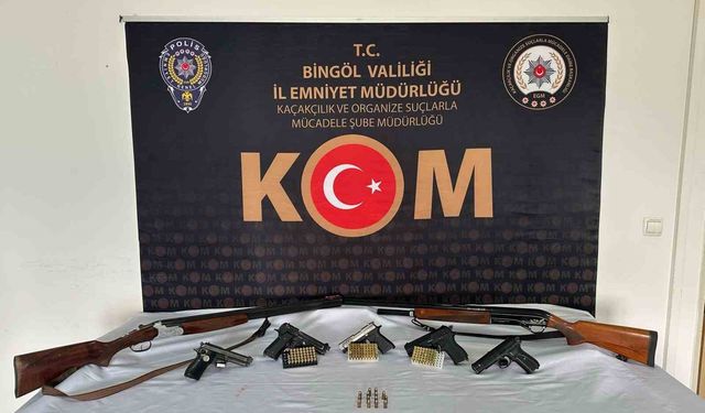 Bingöl’de silah kaçakçılığı operasyonu: 2 tutuklama